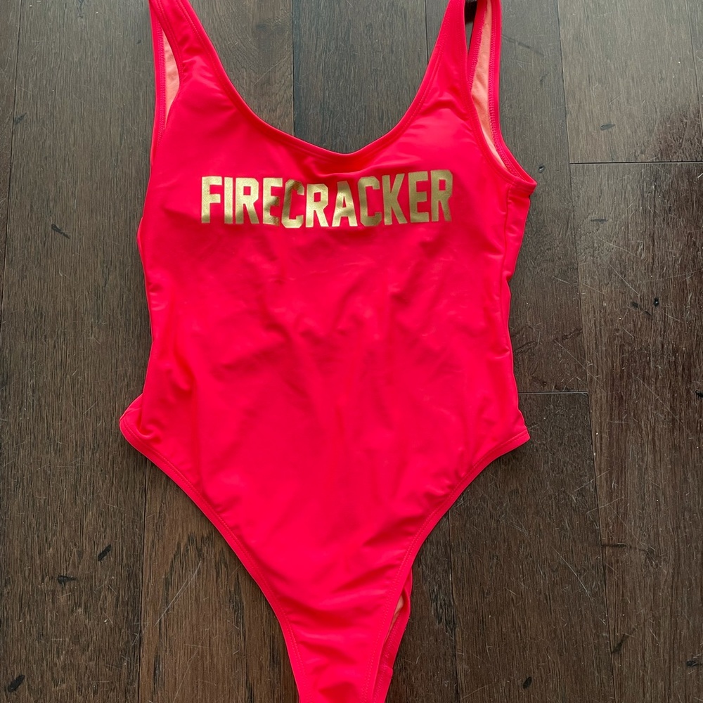 “Firecracker” One Piece Swim Suit